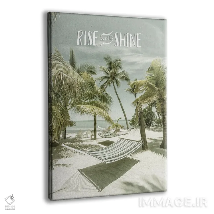 تابلو دکوراتیو بلند شو و بدرخش | منظره ساحلی اثر ملانی ویولا - نمای پرسپکتیو محصول