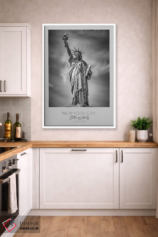 تابلو دکوراتیو در کانون توجه: مجسمه آزادی نیویورک اثر ملانی ویولا - D5W