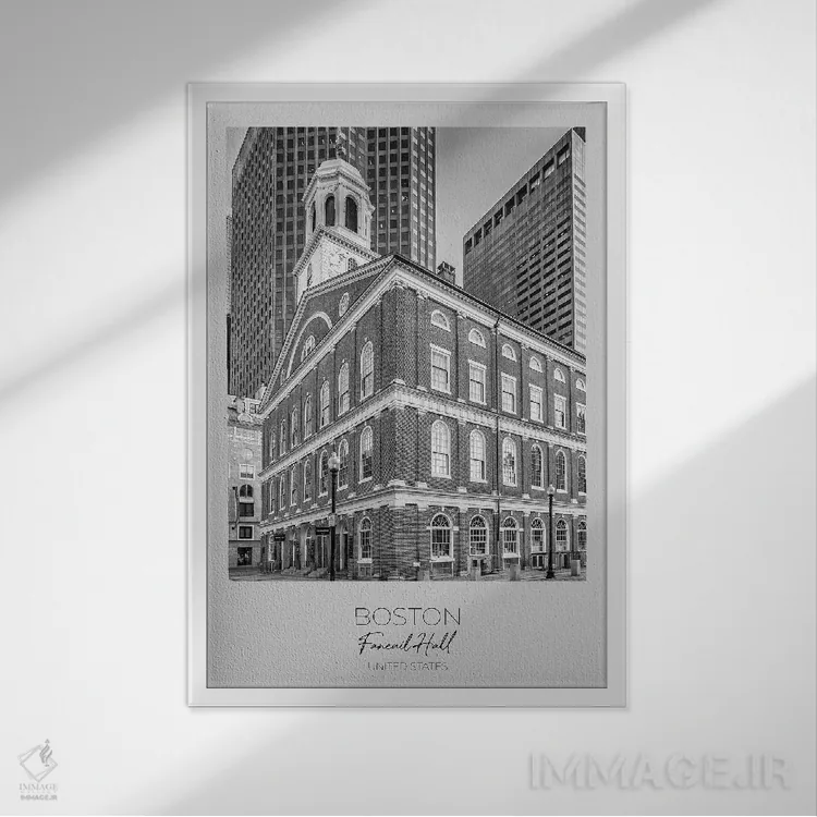 تابلو دکوراتیو در کانون توجه: سالن فنویل بوستون اثر ملانی ویولا - نمای قابدار سفید