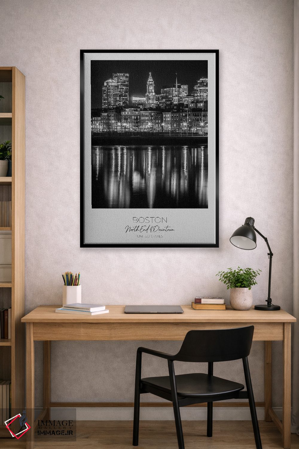 تابلو دکوراتیو در کانون توجه: خط افق عصر بوستون اثر ملانی ویولا - D2B