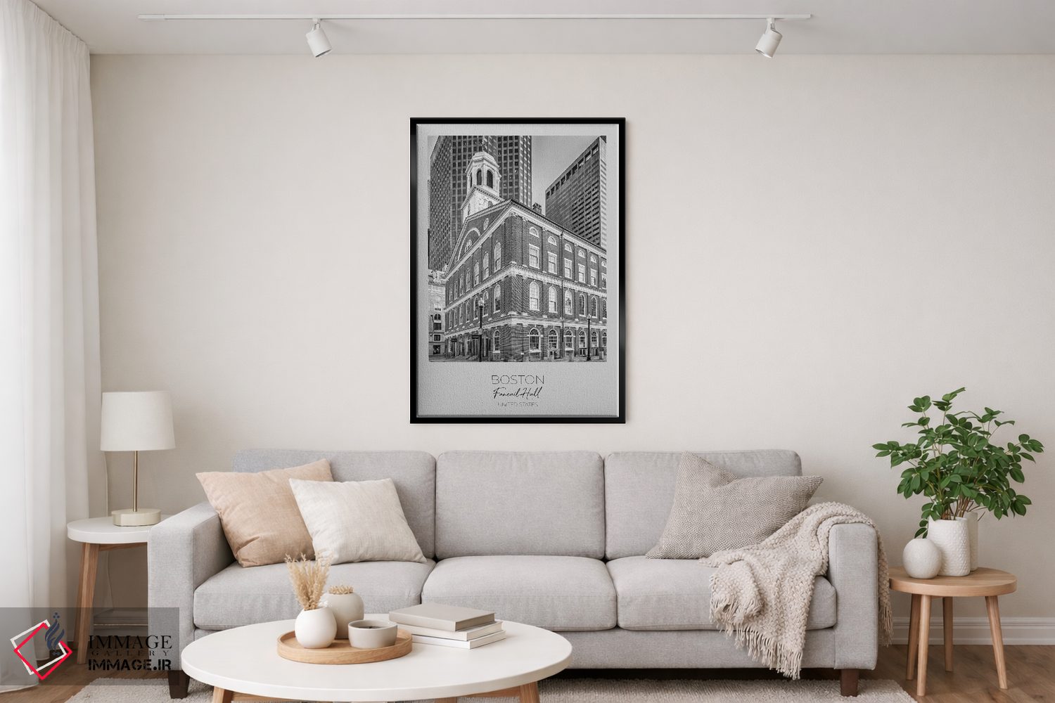 تابلو دکوراتیو در کانون توجه: سالن فنویل بوستون اثر ملانی ویولا - D3B