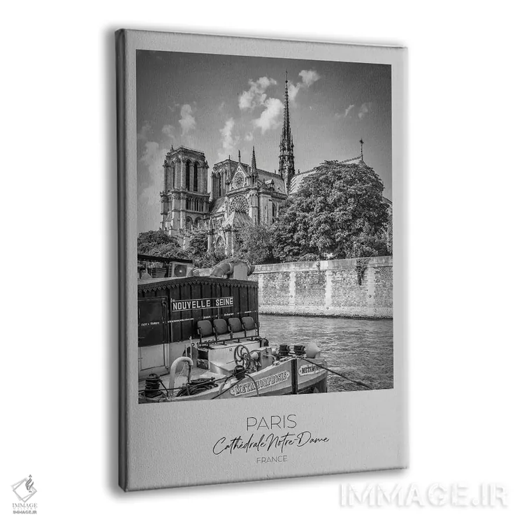 تابلو دکوراتیو در کانون توجه: کلیسای نوتردام پاریس اثر ملانی ویولا - نمای پرسپکتیو محصول