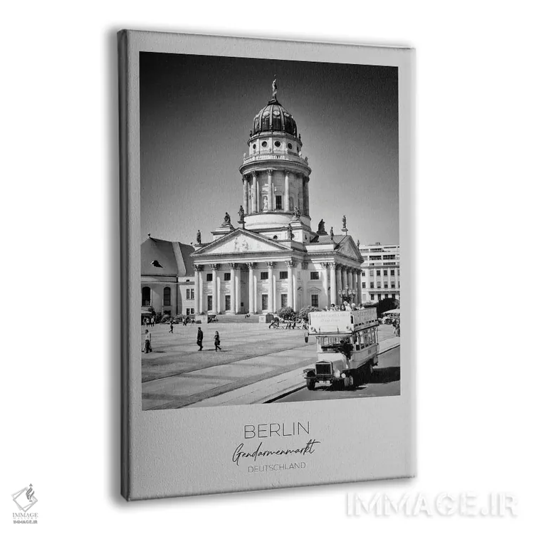 تابلو دکوراتیو در کانون توجه: میدان ژاندارمن مارکت برلین اثر ملانی ویولا - نمای پرسپکتیو محصول