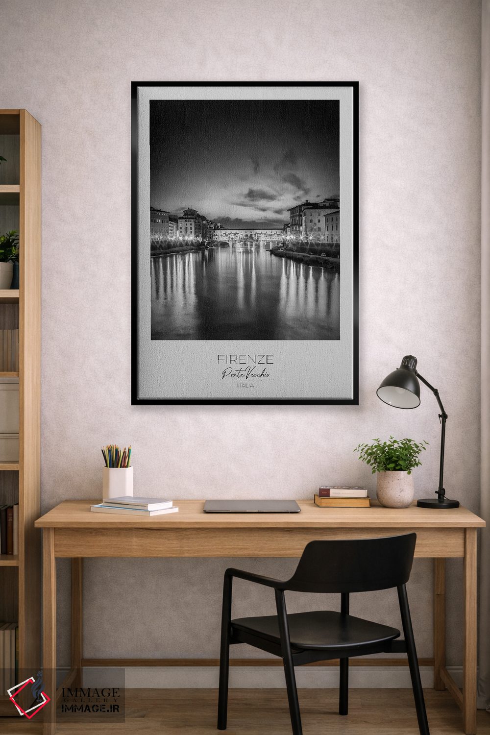 تابلو دکوراتیو در کانون توجه: پل پونته وکیو فلورانس اثر ملانی ویولا - D2B