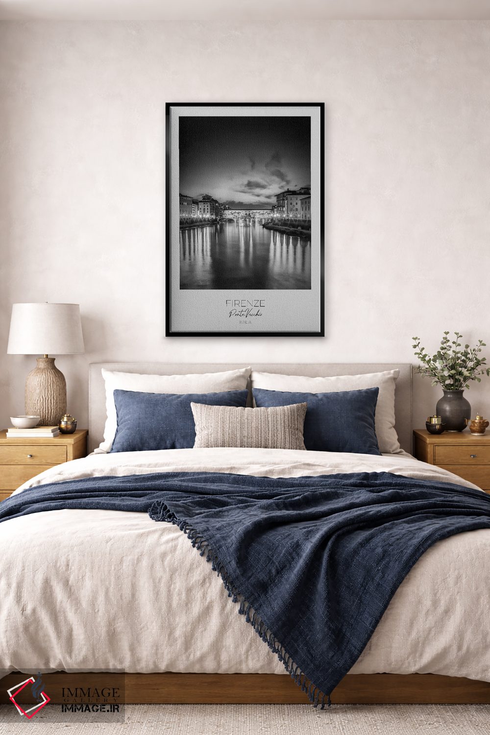 تابلو دکوراتیو در کانون توجه: پل پونته وکیو فلورانس اثر ملانی ویولا - D6B