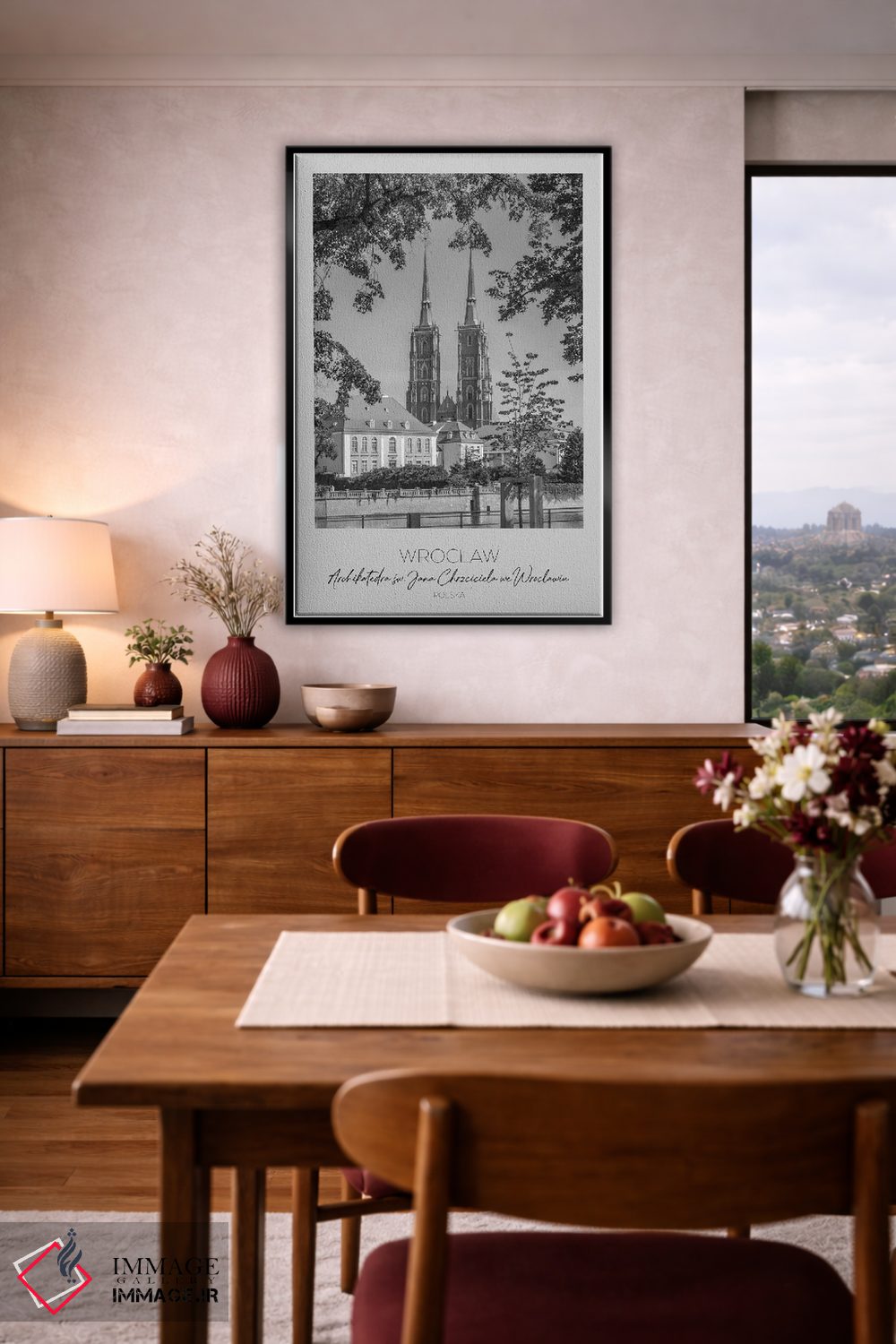 تابلو دکوراتیو در کانون توجه: کلیسای جامع سنت جان باپتیست وروتسواف اثر ملانی ویولا - D6B