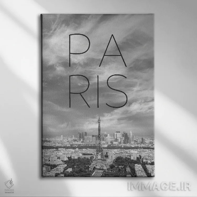 تابلو دکوراتیو نمای پاریس از سکوی بازدید برج مونپارناس اثر ملانی ویولا - نمای روبهرو روی دیوار
