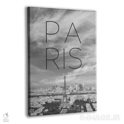 تابلو دکوراتیو نمای پاریس از سکوی بازدید برج مونپارناس اثر ملانی ویولا - نمای پرسپکتیو محصول