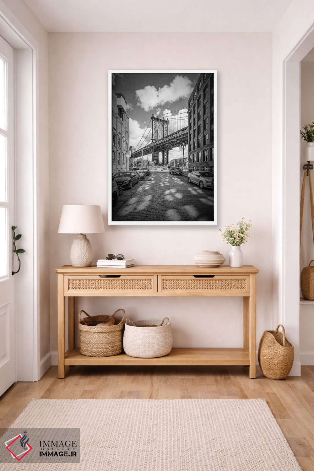 تابلو دکوراتیو پل منهتن شهر نیویورک اثر ملانی ویولا - D4W
