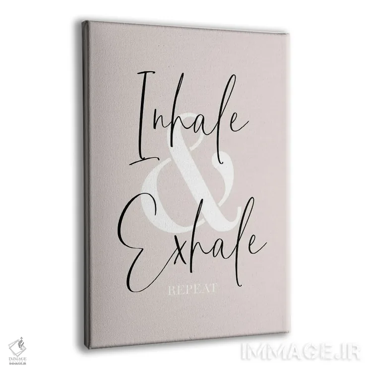 تابلو دکوراتیو دم و بازدم اثر ملانی ویولا - نمای پرسپکتیو محصول