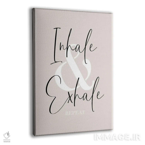 تابلو دکوراتیو دم و بازدم اثر ملانی ویولا - نمای پرسپکتیو محصول