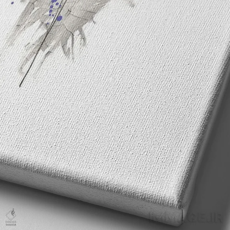 تابلو دکوراتیو به رشد ادامه بده اثر ملانی ویولا - نمای نزدیک بافت بوم