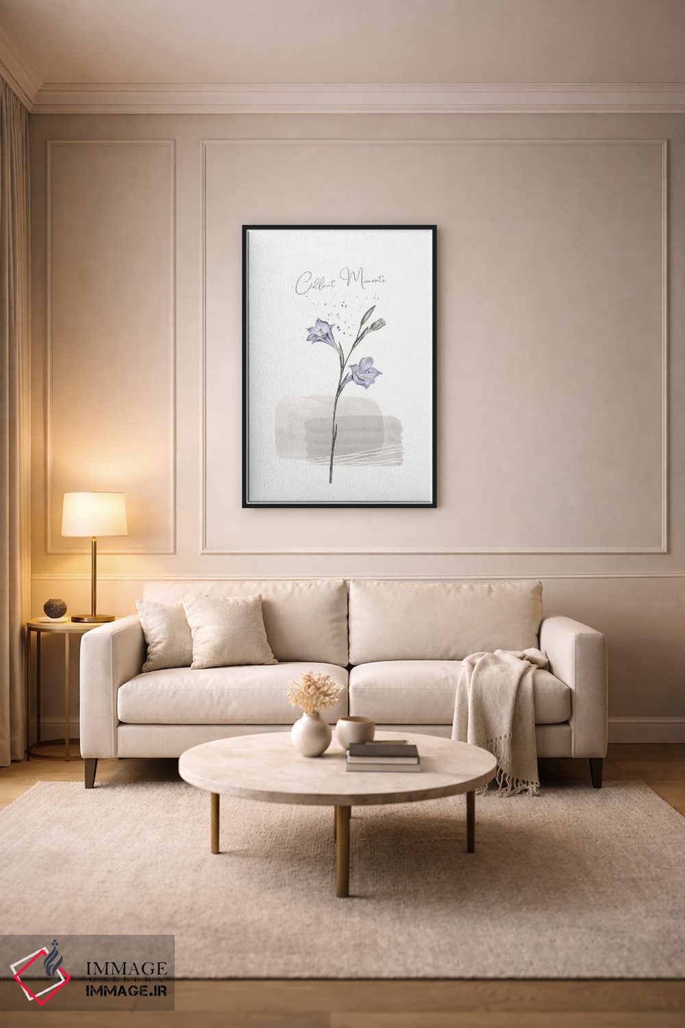 تابلو دکوراتیو لحظات را جمع کن اثر ملانی ویولا - D4B