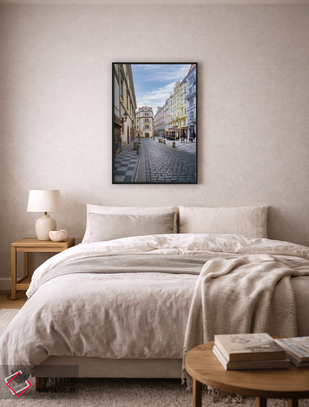 تابلو دکوراتیو کارلووا، کوچه ای دنج در پراگ اثر ملانی ویولا - D6B