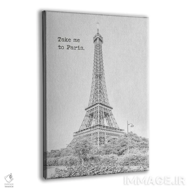تابلو دکوراتیو مرا به پاریس ببر اثر ملانی ویولا - نمای پرسپکتیو محصول