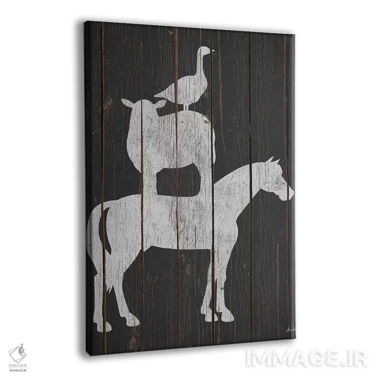 تابلو مدرن چیدمان روستایی اثر اندی متز - نمای پرسپکتیو محصول