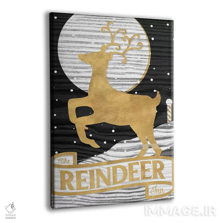 تابلوی کلبه زمستانی ۲ اثر اندی متز - نمای پرسپکتیو محصول