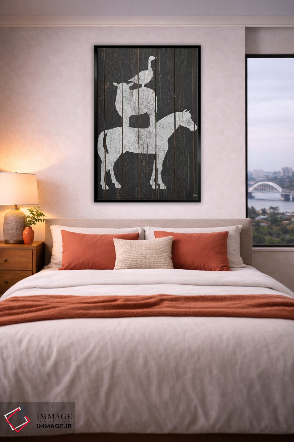 تابلو مدرن چیدمان روستایی اثر اندی متز - D4B