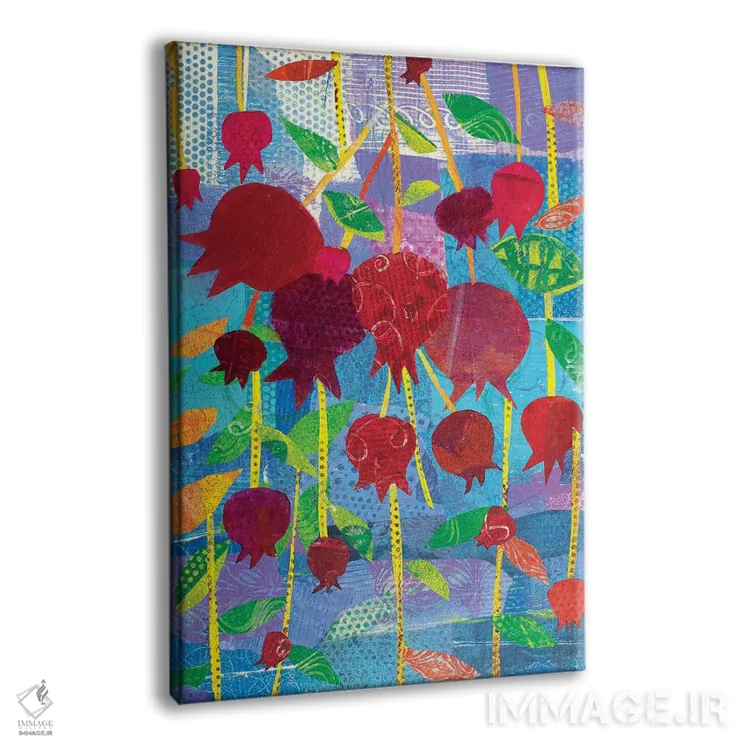 تابلو دکوراتیو جشن انار اثر میشل پالور فلدمن - نمای پرسپکتیو محصول