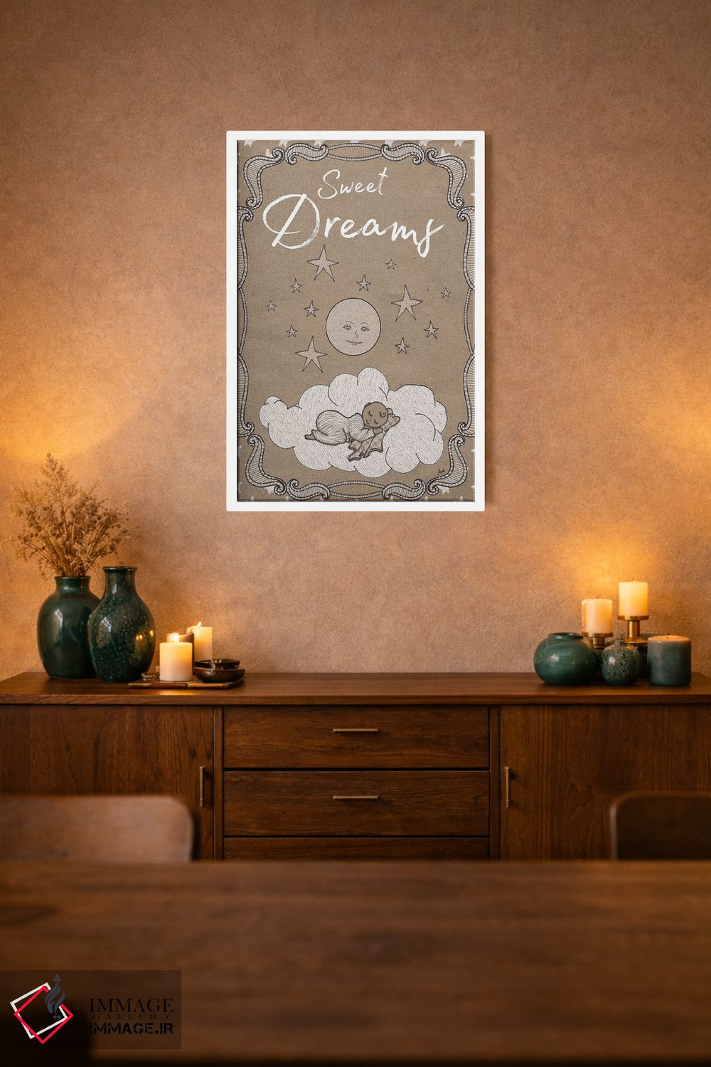 تابلو دکوراتیو لالایی شیرین ۲ اثر اندی متز - D1W