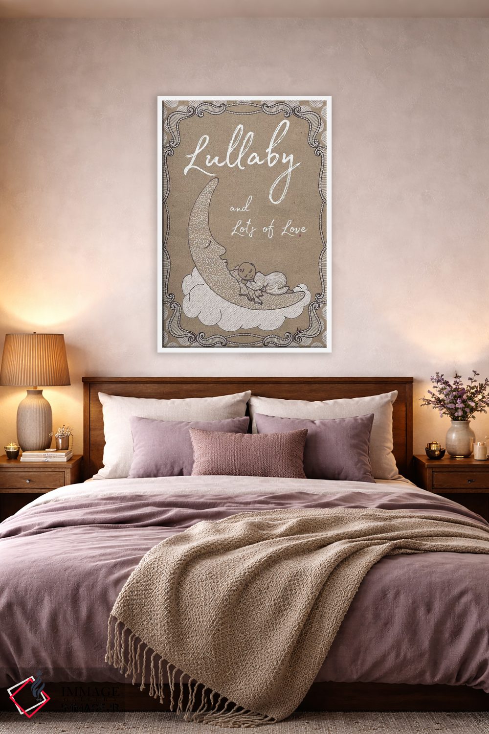تابلو دکوراتیو لالایی شیرین ۱ اثر اندی متز - D3W
