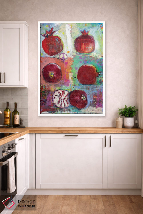 تابلو دکوراتیو صلح و انار اثر میشل پالور فلدمن - D3W