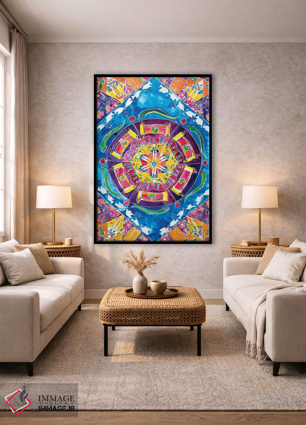 تابلو دکوراتیو کالیـدوسکوپ تعطیلات اثر میشل پالور فلدمن - D2B