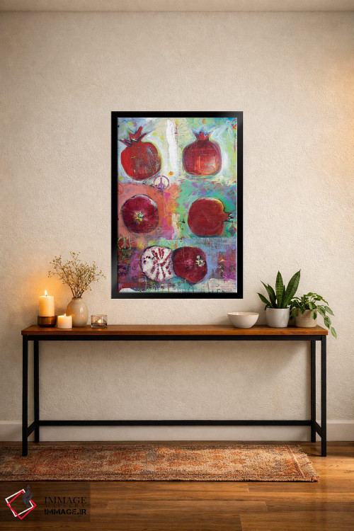 تابلو دکوراتیو صلح و انار اثر میشل پالور فلدمن - D5B
