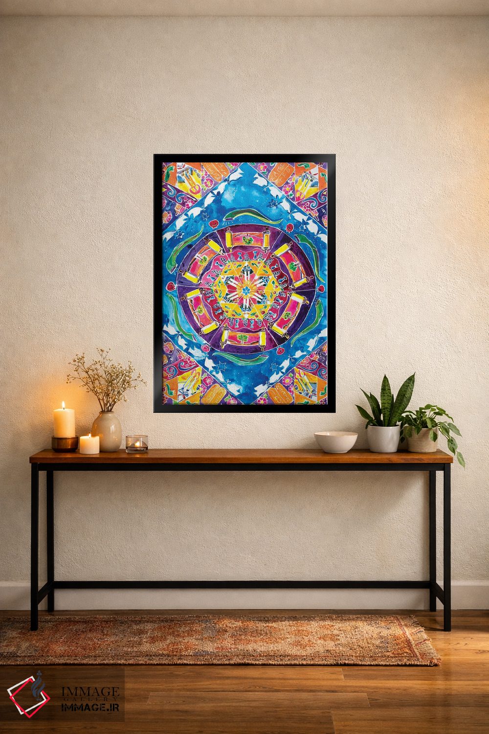 تابلو دکوراتیو کالیـدوسکوپ تعطیلات اثر میشل پالور فلدمن - D5B