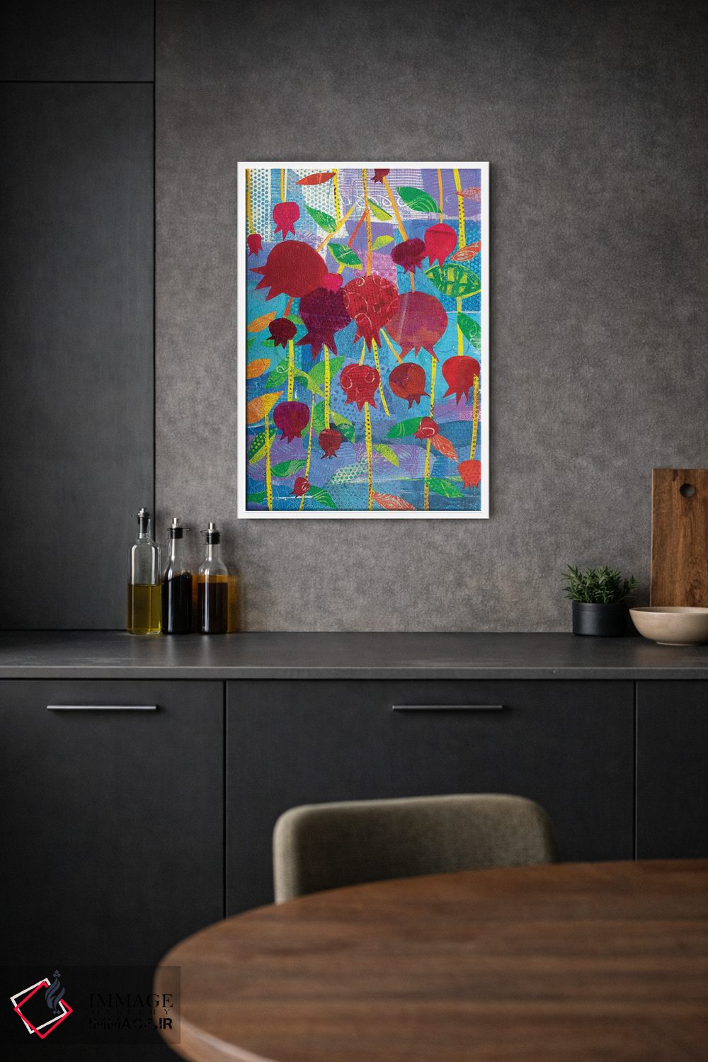 تابلو دکوراتیو جشن انار اثر میشل پالور فلدمن - D1W