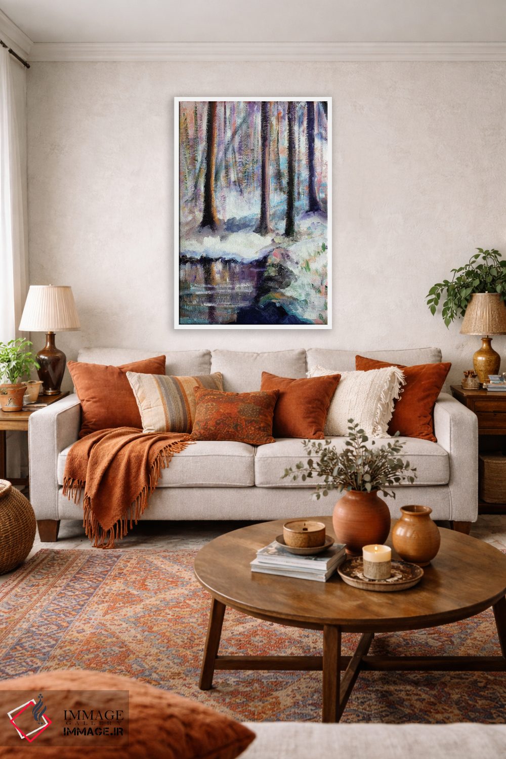 تابلو دکوراتیو آرامش اثر میشل پالور فلدمن - D2W