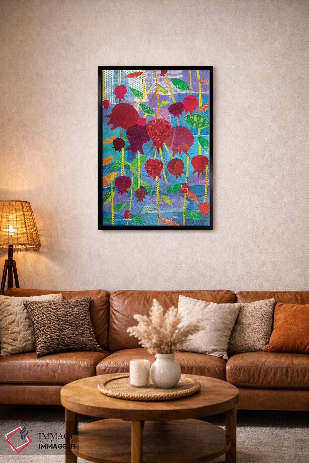 تابلو دکوراتیو جشن انار اثر میشل پالور فلدمن - D3B