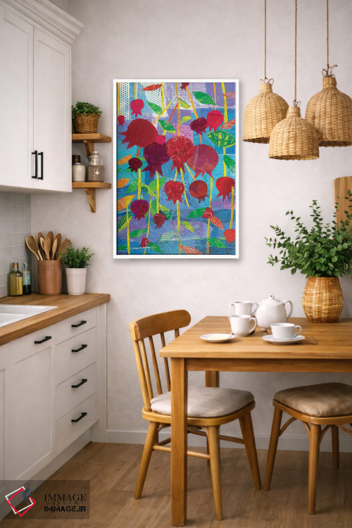 تابلو دکوراتیو جشن انار اثر میشل پالور فلدمن - D5W