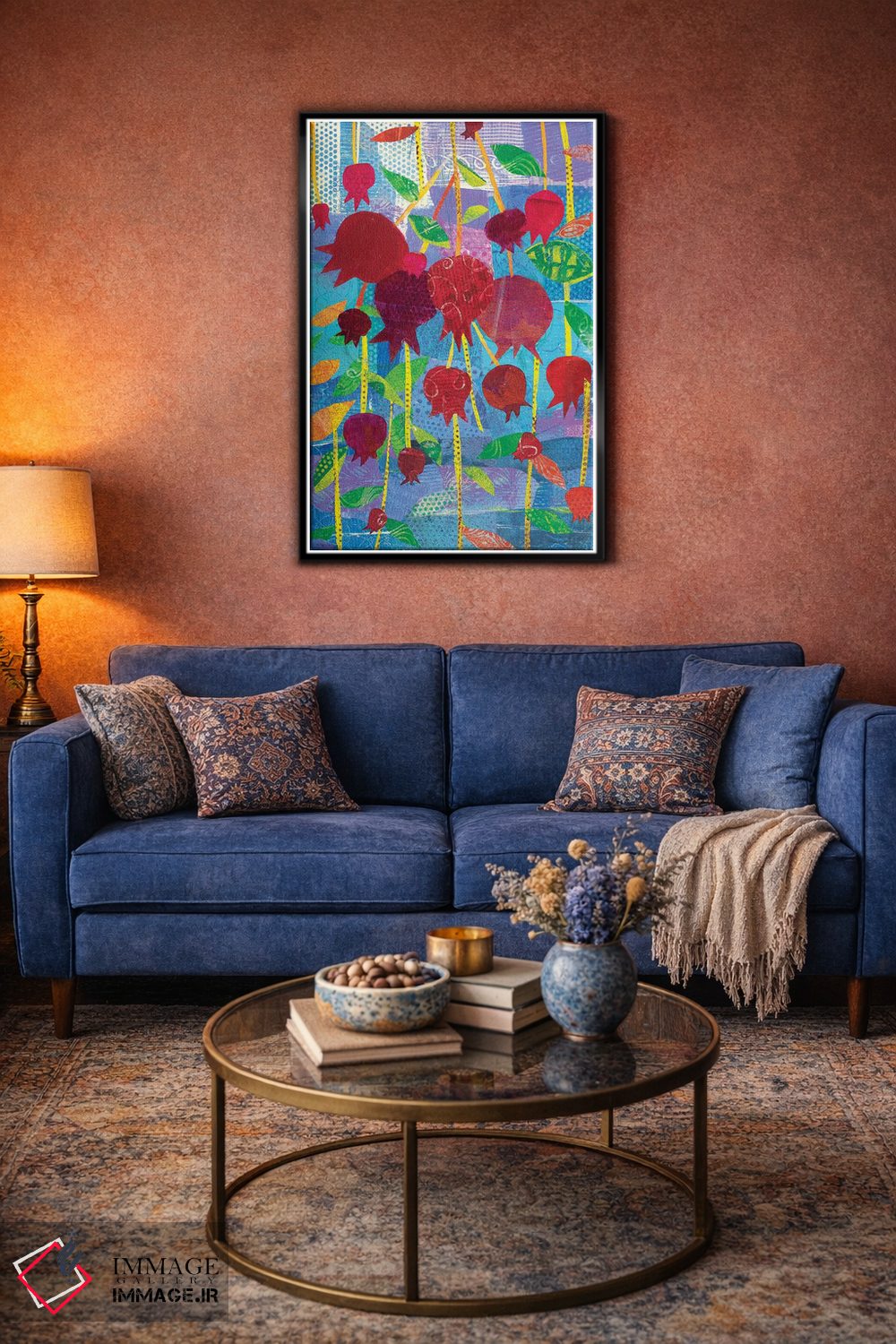 تابلو دکوراتیو جشن انار اثر میشل پالور فلدمن - D4B