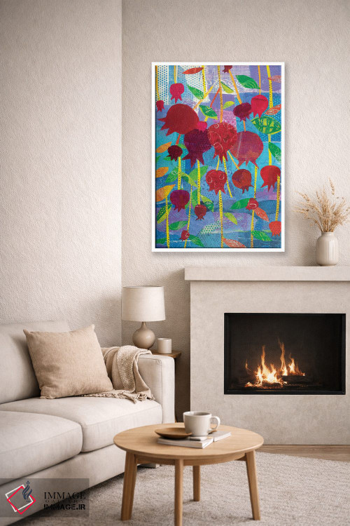 تابلو دکوراتیو جشن انار اثر میشل پالور فلدمن - D6W