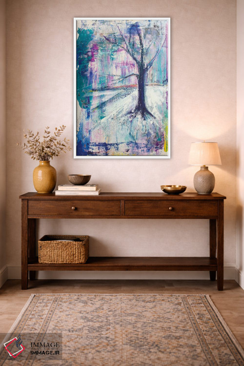 تابلو دکوراتیو درخت از دید ورمونت اثر میشل پالور فلدمن - D1W