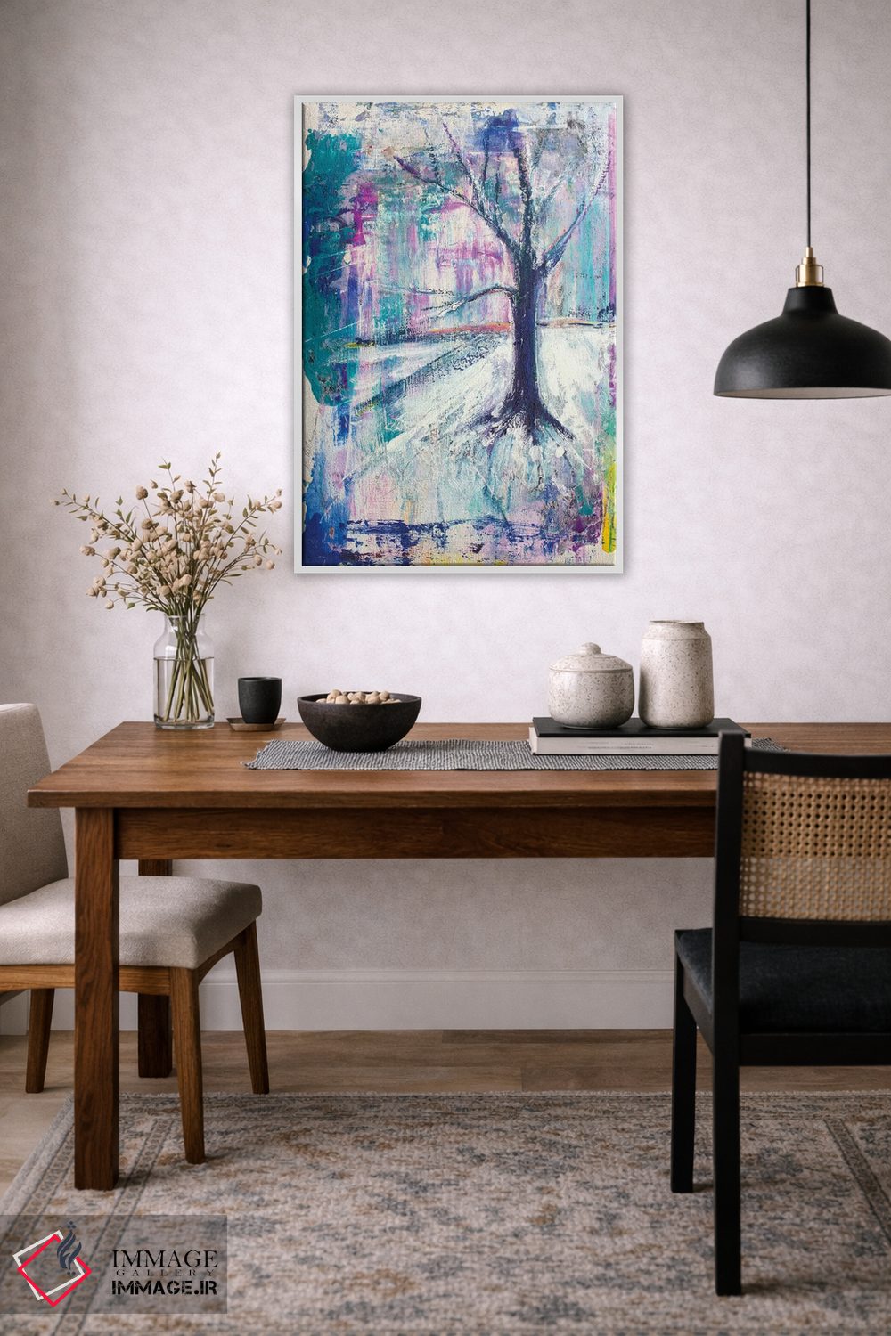 تابلو دکوراتیو درخت از دید ورمونت اثر میشل پالور فلدمن - D2W