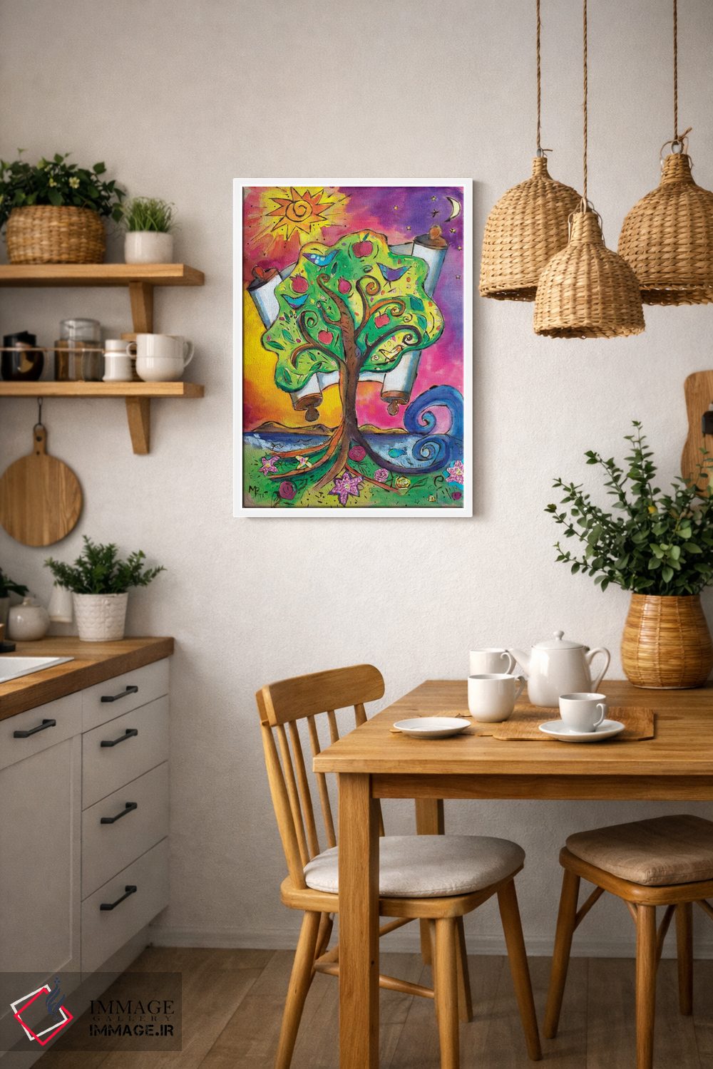 تابلو دکوراتیو درخت زندگی ۳ اثر میشل پالور فلدمن - D3W