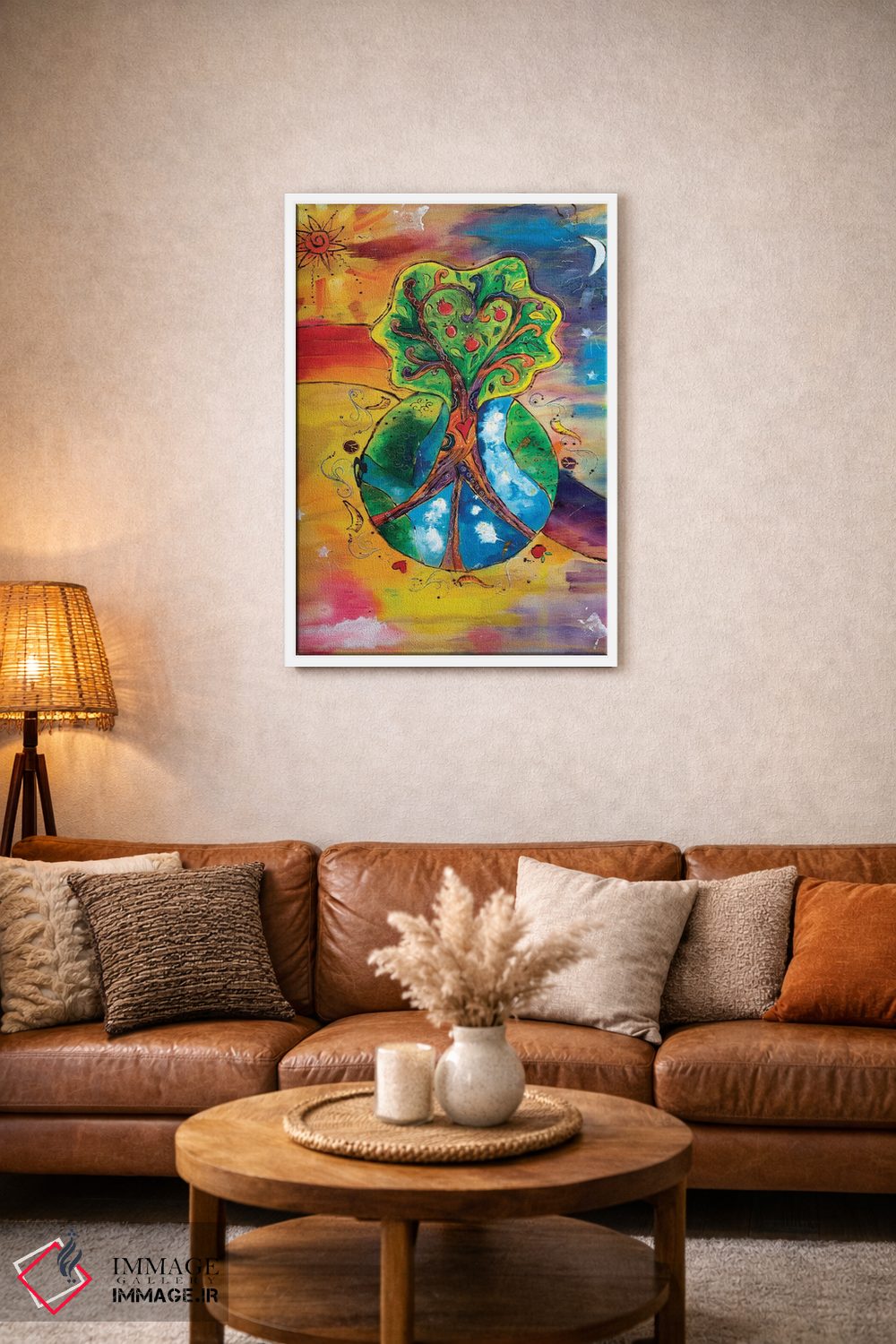 تابلو دکوراتیو دنیایی کاملا جدید اثر میشل پالور فلدمن - D3W