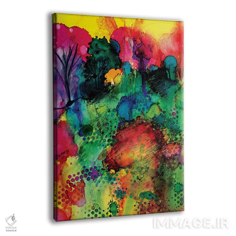 تابلو دکوراتیو ساعت طلایی اثر میشل پالور فلدمن - نمای پرسپکتیو محصول