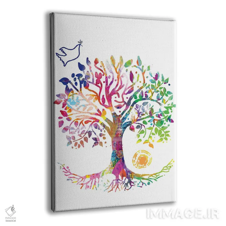 تابلو دکوراتیو فصل ها اثر میشل پالور فلدمن - نمای پرسپکتیو محصول