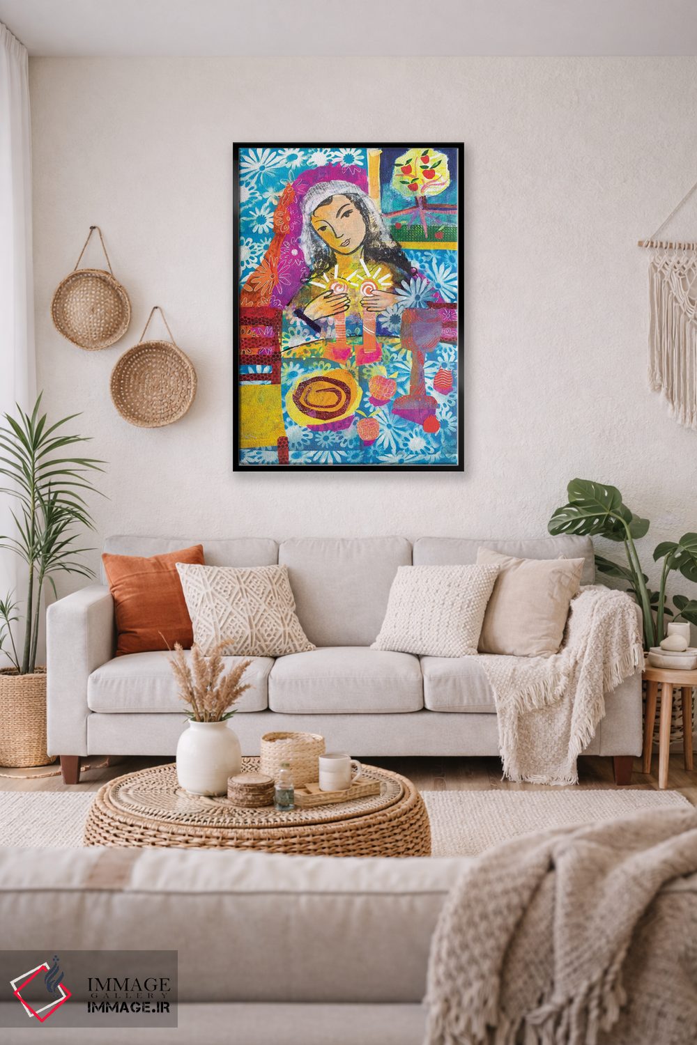 تابلو دکوراتیو زن شایسته اثر میشل پالور فلدمن - D5B