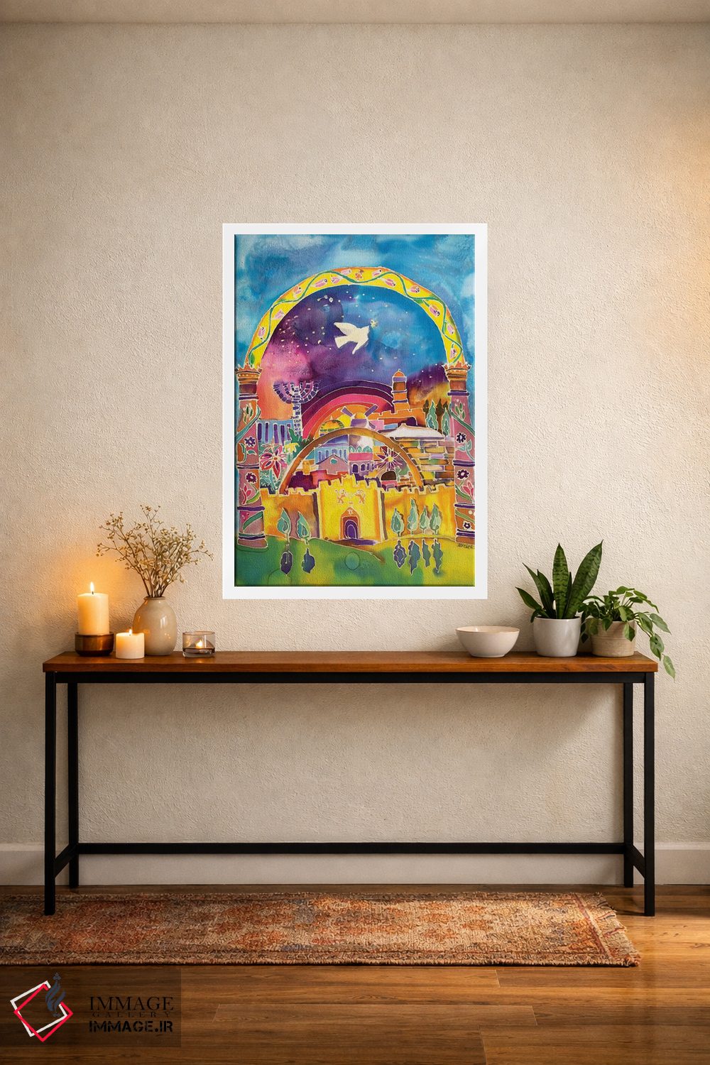 تابلو دکوراتیو شهر صلح اثر میشل پالور فلدمن - D4W