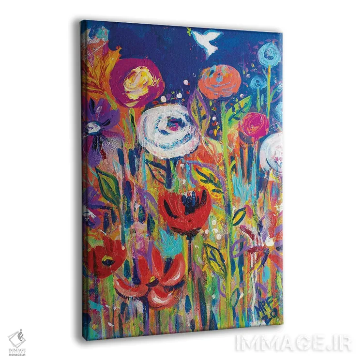 تابلو دکوراتیو باغ صلح مونه اثر میشل پالور فلدمن - نمای پرسپکتیو محصول