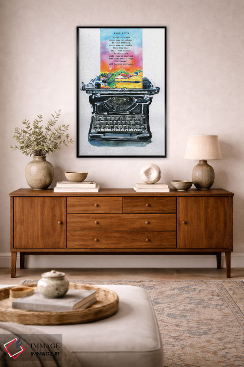 تابلو دکوراتیو دعای خانه اثر میشل پالور فلدمن - D4B