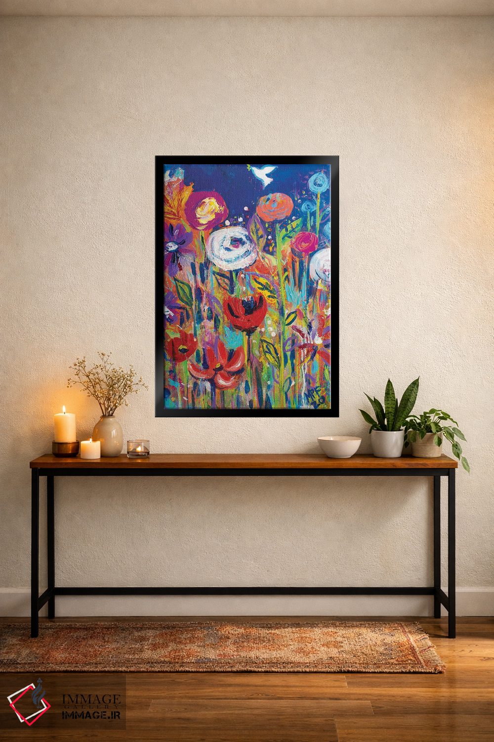 تابلو دکوراتیو باغ صلح مونه اثر میشل پالور فلدمن - D4B