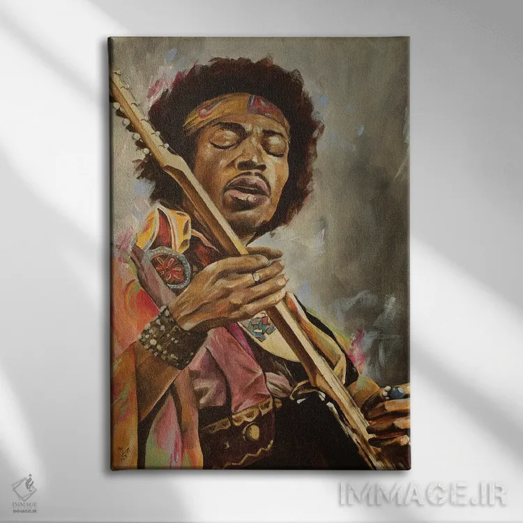 تابلو دکوراتیو جیمی اثر مارک فاکس - نمای روبهرو روی دیوار