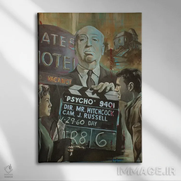 تابلو دکوراتیو متل بیتس اثر مارک فاکس - نمای روبهرو روی دیوار