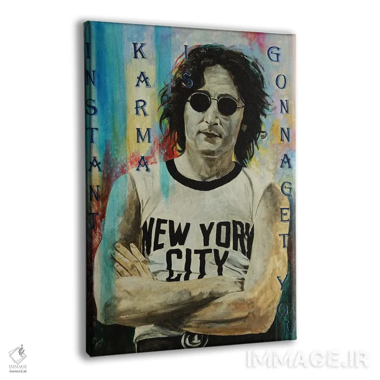 تابلو دکوراتیو کارمای فوری اثر مارک فاکس - نمای پرسپکتیو محصول