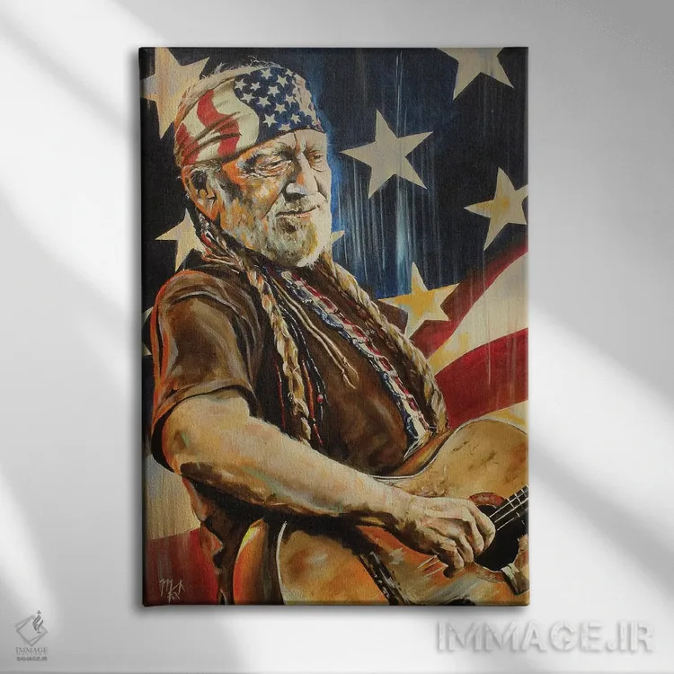 تابلو دکوراتیو عجیب است که زمان چطور می گذرد اثر مارک فاکس - نمای روبهرو روی دیوار